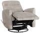 New Classic® Home Furnishings Takami Gray Manual Swivel Recliner-3