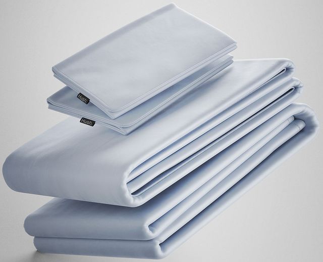 Hush Iced 4-Piece Arctic Blue Twin Bamboo Cooling Sheets and Pillowcase Set-1
