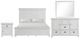New Classic® Home Furnishings Jamestown 4-Piece White King Panel Bedroom Set-0