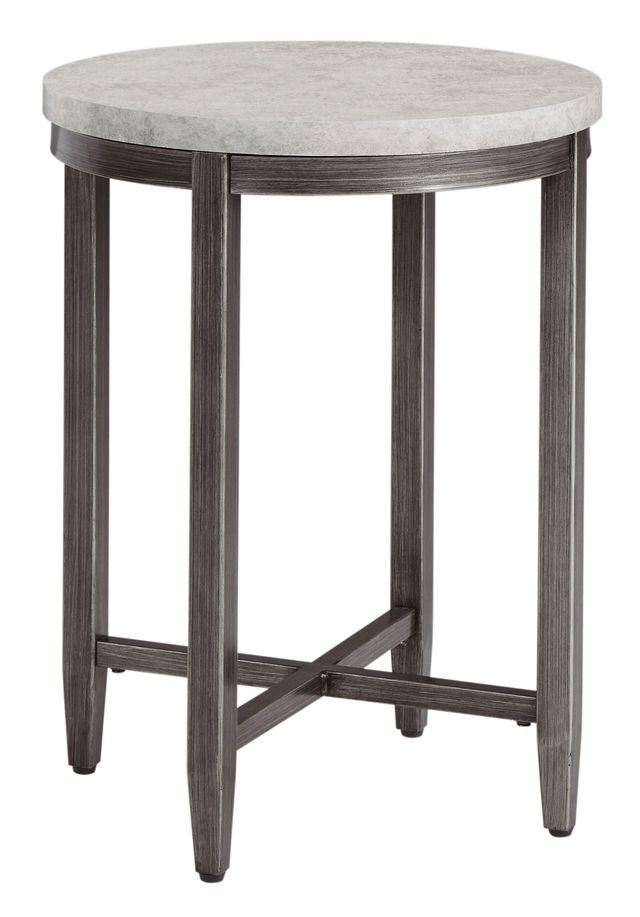 Signature Design by Ashley® Shybourne 3-Piece Gray/Aged Bronze Living Room Table Set-2
