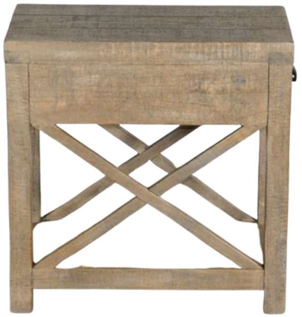 Sunny Designs™ Durango Weathered Brown Chairside Table-3