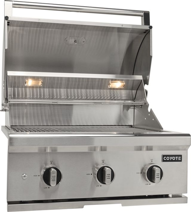 Coyote® C-Series 3-Burner Stainless Steel Built-In Liquid Propane Grill-1