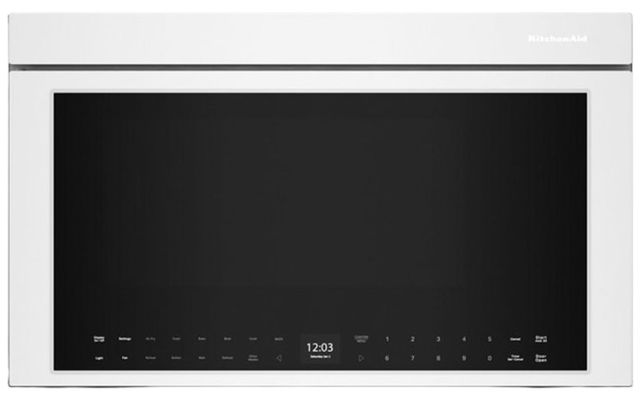 KitchenAid® 1.1 Cu. Ft. White Over The Range Microwave-0
