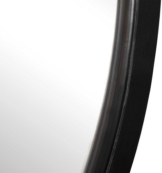 Uttermost® Dawsyn Aged Black Round Mirror-4