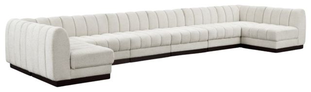Meridian Furniture Quinn 8-Piece Cream Modular Sectional-0