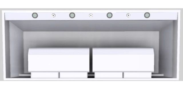 Vent-A-Hood® Designer Series 60" White Wall Mounted Range Hood-3