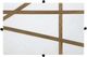 Signature Design by Ashley® Braxmore White Marble Top Accent Table with Light Brown Shelve and Black Stand -3