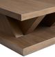 Magnussen Home® Lansbury Antique Wheat Square Cocktail Table with Casters-5
