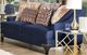 Furniture of America® Sisseton Navy Sofa and Loveseat-2