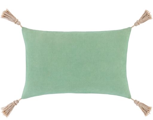 Surya Accra Mint 13"x20" Toss Pillow with Down Insert-1