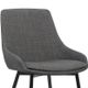 Armen Living Mia Gray Dining Chair-3