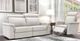 Fornirama 3785 White Reclining Condo Sofa with Adjustable Headrest-2