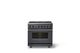 Viking® 7 Series 36" Cast Black Pro Style Dual Fuel Range-3