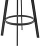 Armen Living Capri Slate Gray 26" Swivel Counter Stool-3