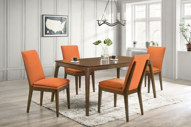 New Classic® Home Furnishings Maggie Terra Cotta/Walnut Dining Chair-1