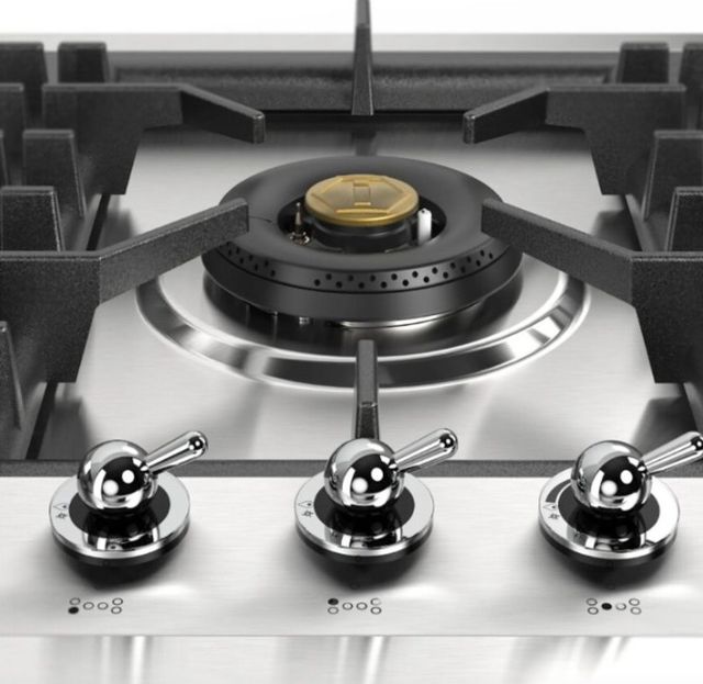 Ilve Nostalgie II 48” Stainless Steel Gas Cooktop with 6 Burners-4