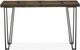 Magnussen Home® Dartmouth Sawmill Rectangular Sofa Table with Galvanized Steel Legs-1