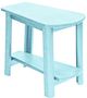 C R Plastic Generation Line Aqua Addy Side Table-0