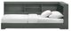 Elements International Sami Gray Twin Corner Bed-1