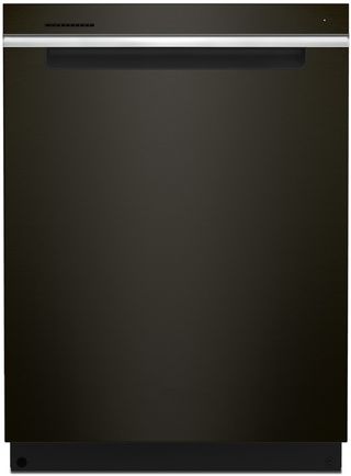 Whirlpool® 24" Fingerprint Resistant Black Stainless Top Control Built-In Dishwasher