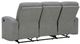 Signature Design by Ashley® Gauntlet Sterling Manual Reclining Sofa-4