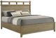 Coaster® Hazlewood Vineyard Oak Eastern King Panel Bed-1