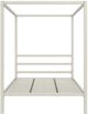 dhp furniture® Modern Off White Full Canopy Bed-3