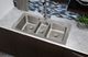 Elkay Lustertone® Classic Lustrous Satin 43" x 22" x 10" 3-Hole Triple Bowl Drop-In Sink-2