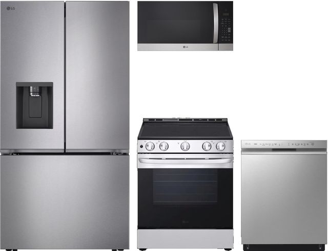 LG 4 Piece Stainless Steel Electric Kitchen Package-0