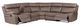 Parker House® Theon 6-Piece Stokes Toffee Manual Reclining Sectional -1