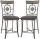 ACME Furniture Landis 2-Piece Gray/Gunmetal Counter Chair Set-0
