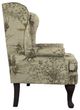 Best® Home Furnishings Customizable Sylvia 31'' Wing Back Chair with Espresso Legs-2