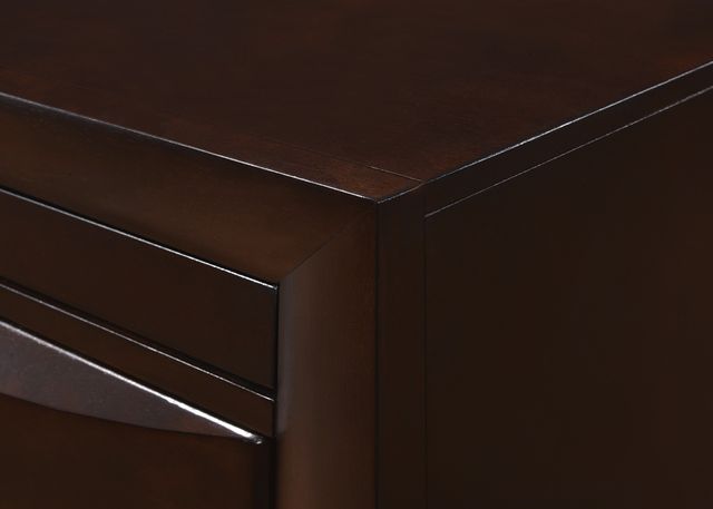 Crown Mark Emily Dark Cherry Nightstand-3