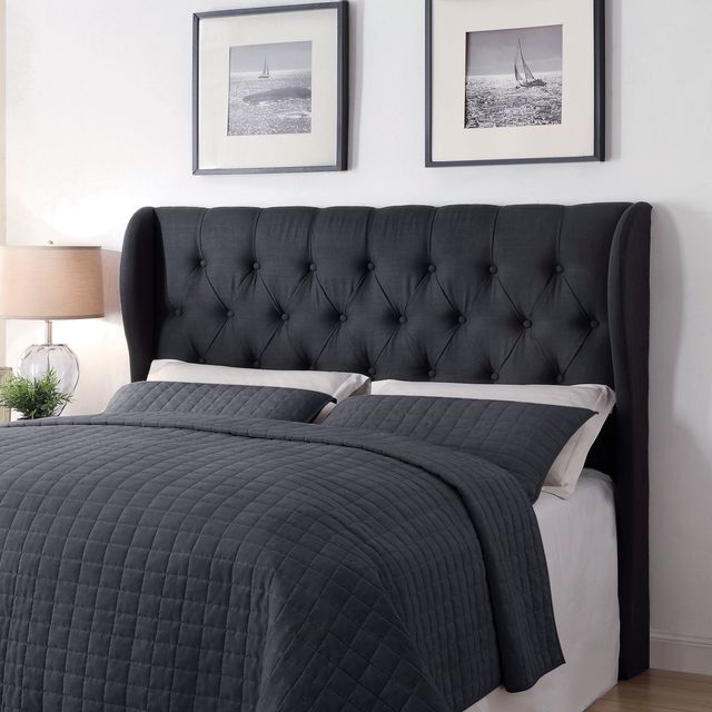Coaster® Murietta Charcoal King Upholstered Headboard-0