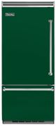 Viking® 5 Series 36 in. 20.4 Cu. Ft. Ivy Built In Left Hinge Bottom Freezer Refrigerator-0