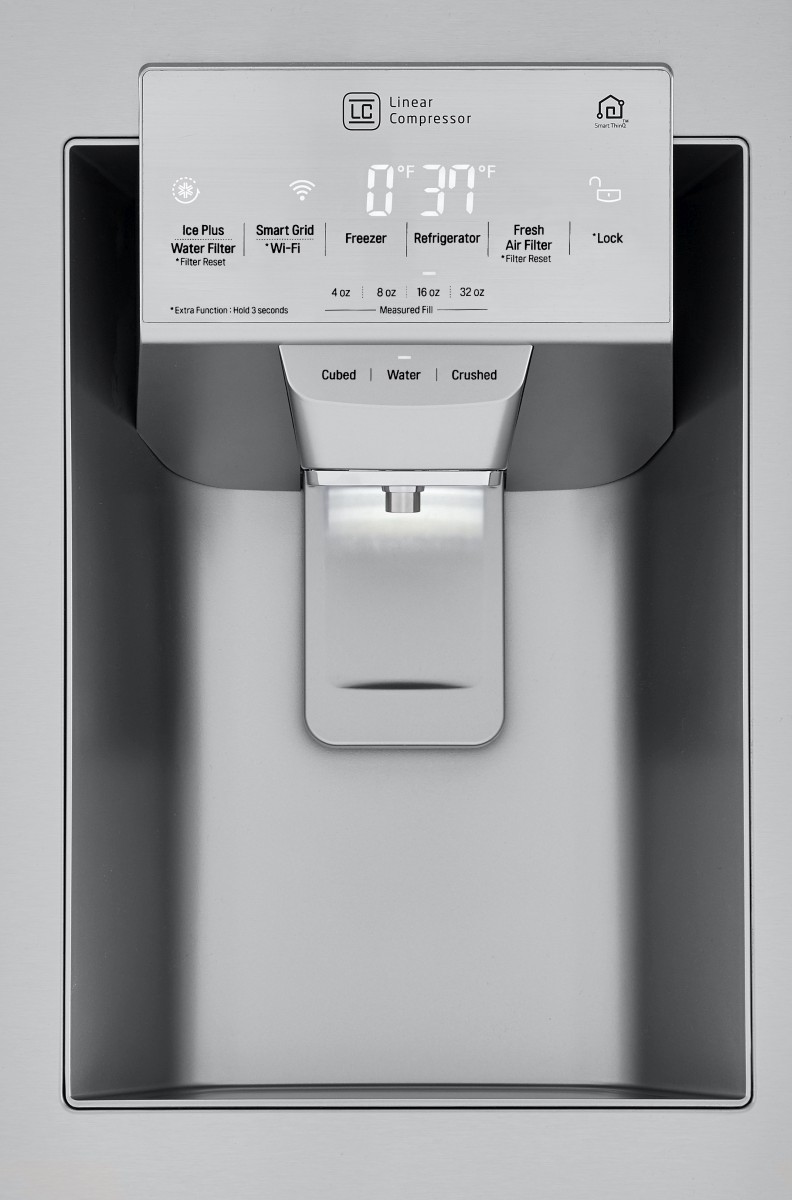 LG 36 in. 29.7 Cu. Ft. PrintProof™ Stainless Steel French