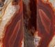 A & B Home 2-Piece Brown/Red Agate Bookend Set-1