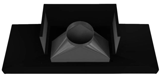 Vent-A-Hood® 66" Black Wall Mounted Range Hood-2