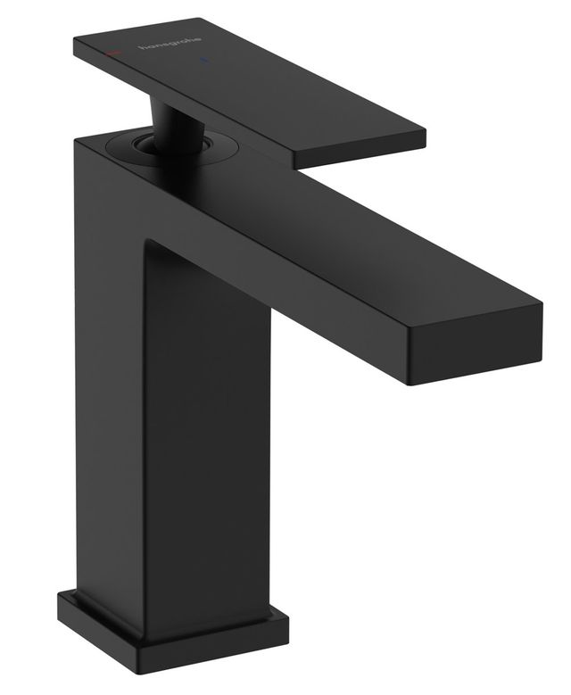 Hansgrohe Tecturis E Matte Black Single-Hole Faucet 110 with Pop-Up Drain-0