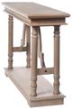 StyleCraft Weathered Brown Trestle Console Table-2