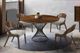 Armen Living Cirque and Polly 5-Piece Gray/Walnut Dining Set-1