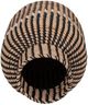 Sagebrook Home Black/Brown Woven Vase-1