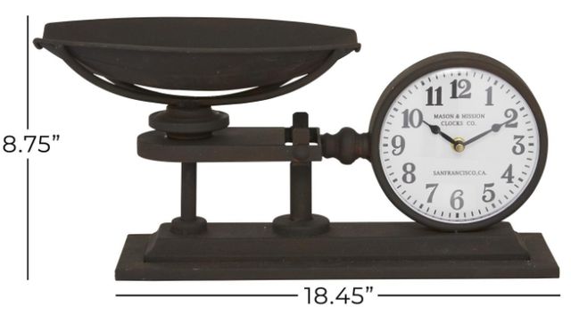 Deco Marche Black Clock-3