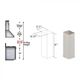 ZLINE 61" Cottage White Island Hood Extension-1
