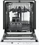 GE® 24" White on White Built-In Dishwasher-2