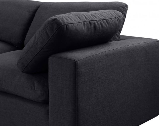 Meridian Furniture Comfy 4-Piece Black Modular Sofa-4