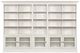 Hammary® Structures White Quintuple Display Bookcase-0