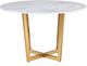 TOV Furniture Maxim White Marble Dining Table-2