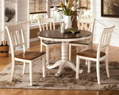 Signature Design by Ashley® Whitesburg 2-Piece Brown/Cottage White Dining Room Chair-2