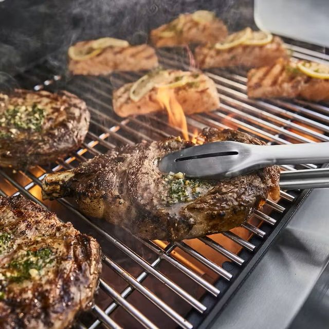 Weber® Genesis S-335 3-Burner Black Freestanding Natural Gas Grill-1